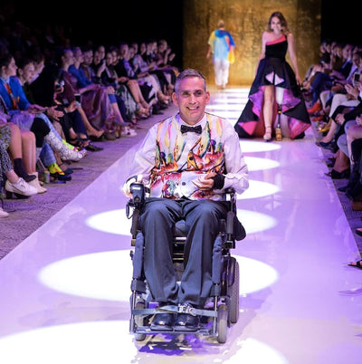 Quadriplegic designer promotes adaptive fashion